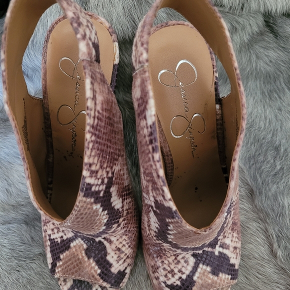 Jessica Simpson Snake print shoes - Picture 3 of 6